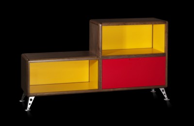 Cabinet for FITflop headquarters  in company colours.