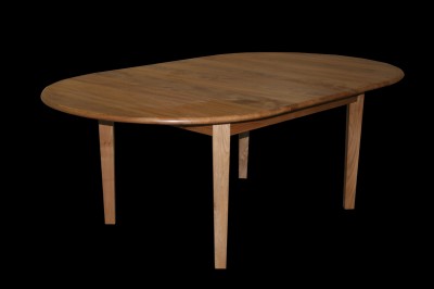 Extending Table made from solid English Elm.