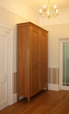 Coat Cabinet made from Oak.