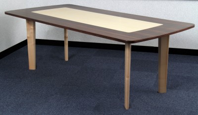 Meeting Room Table made from Rosewood and Sycamore.
