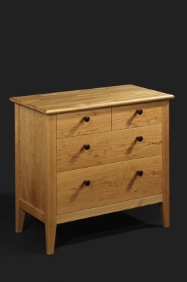 Cherry Bedside drawer unit.